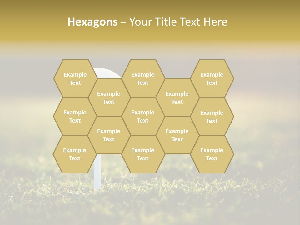 Goal Detail Fairway PowerPoint Template