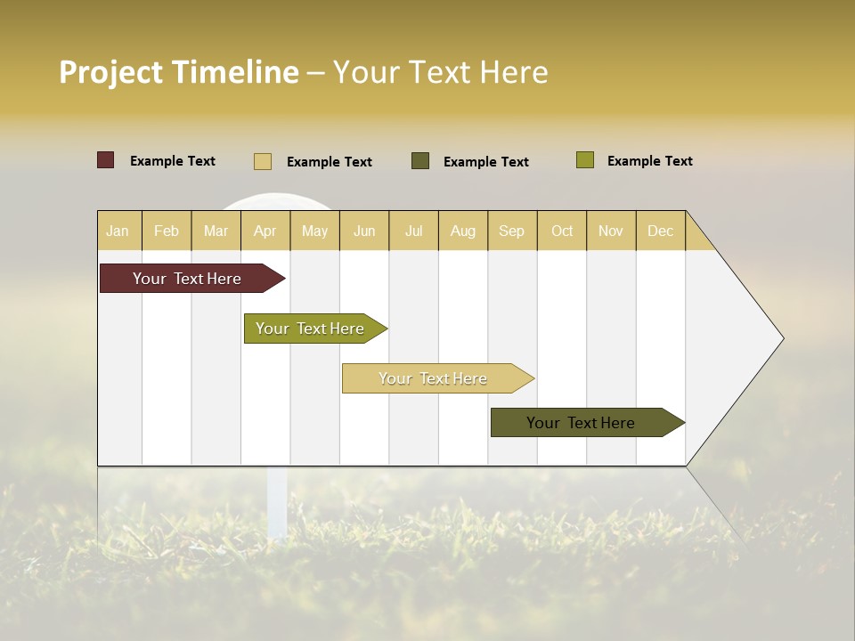 Goal Detail Fairway PowerPoint Template