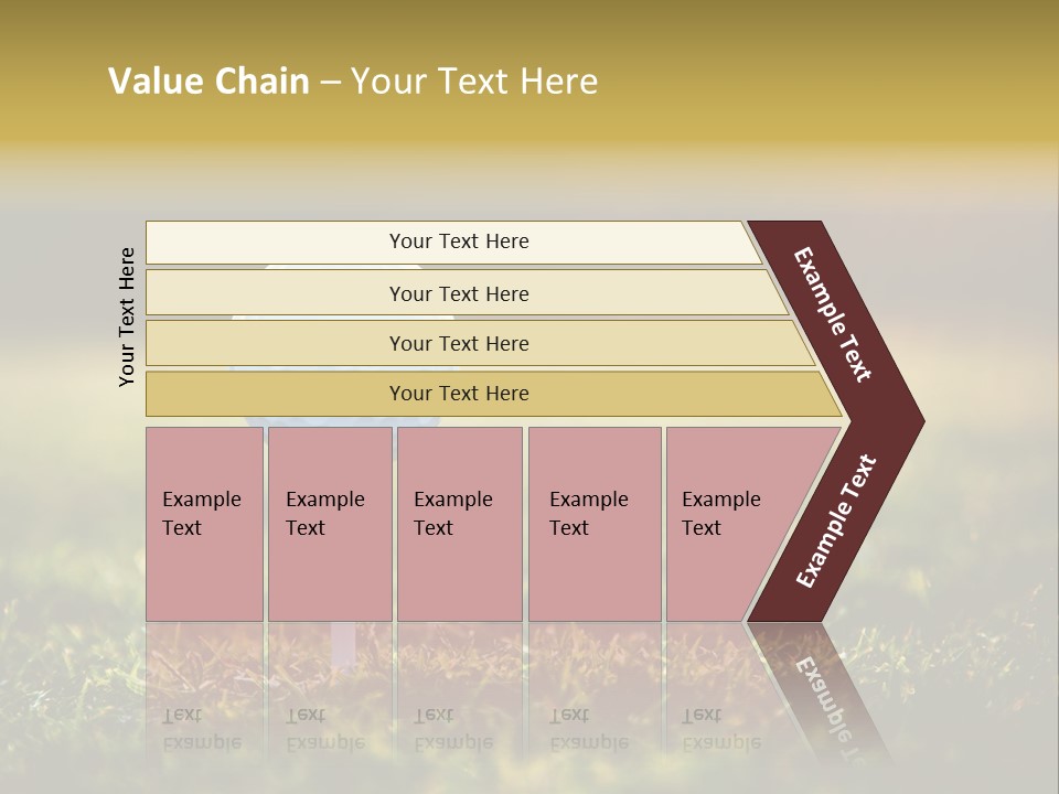 Goal Detail Fairway PowerPoint Template