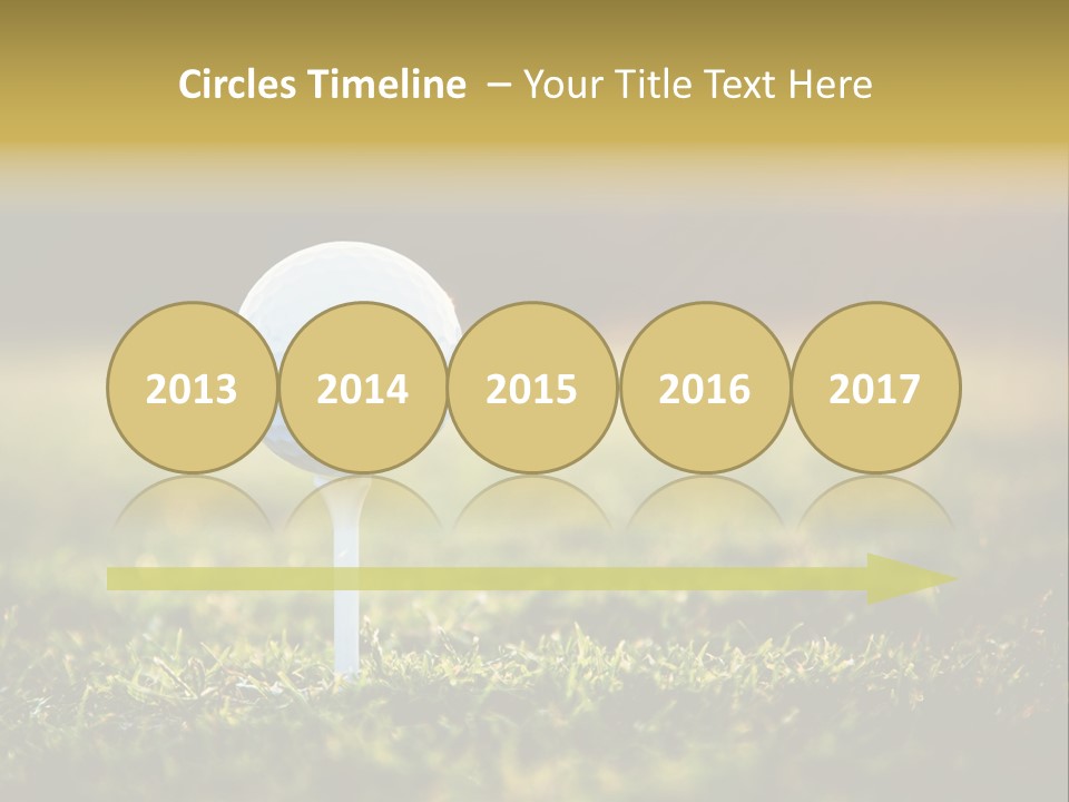 Goal Detail Fairway PowerPoint Template