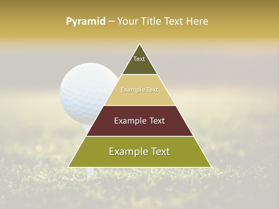 Goal Detail Fairway PowerPoint Template