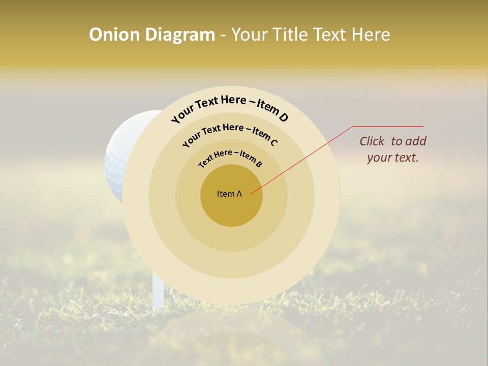 Goal Detail Fairway PowerPoint Template