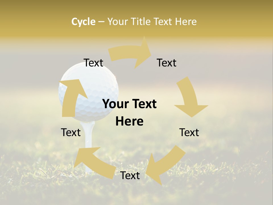 Goal Detail Fairway PowerPoint Template