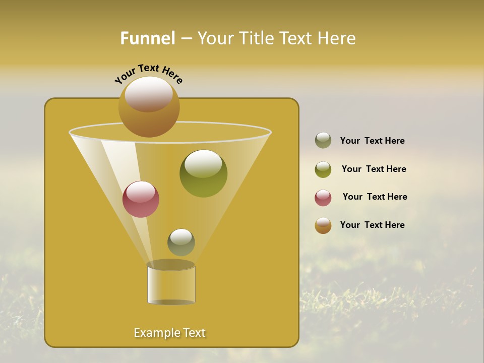 Goal Detail Fairway PowerPoint Template