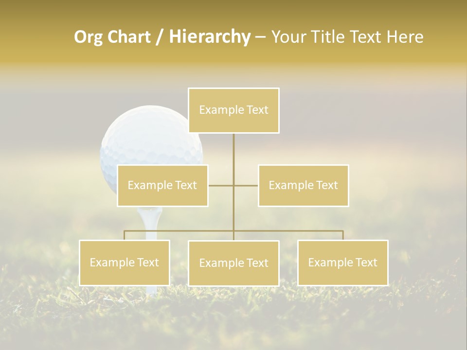 Goal Detail Fairway PowerPoint Template