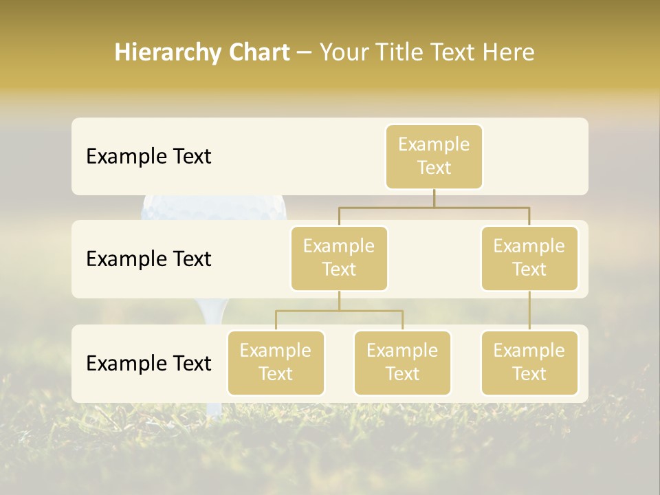 Goal Detail Fairway PowerPoint Template