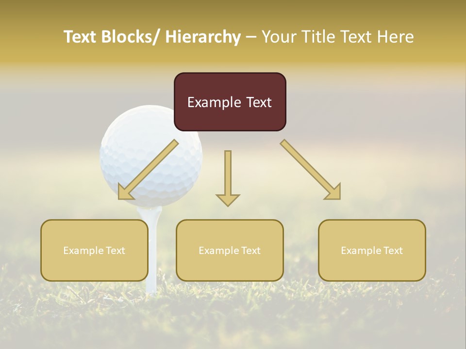 Goal Detail Fairway PowerPoint Template