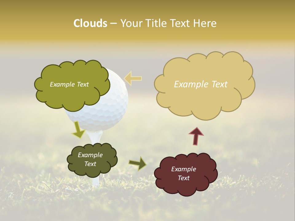Goal Detail Fairway PowerPoint Template