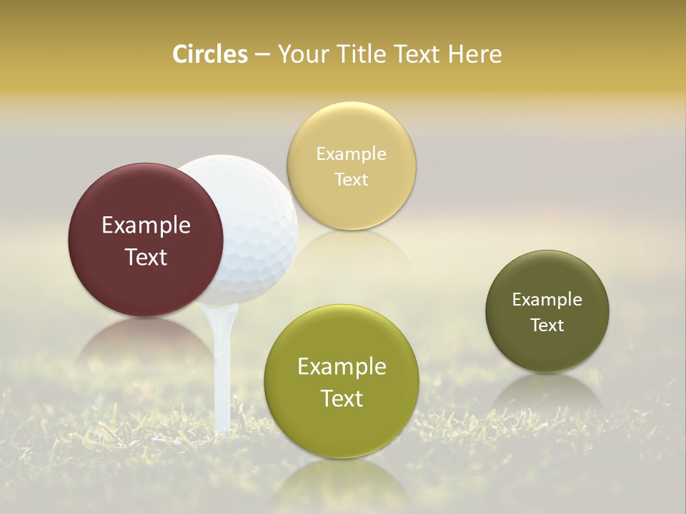 Goal Detail Fairway PowerPoint Template