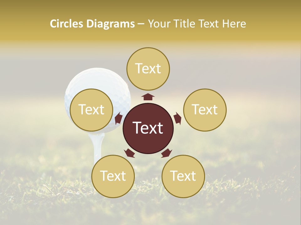 Goal Detail Fairway PowerPoint Template