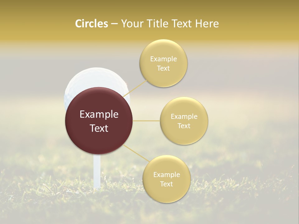 Goal Detail Fairway PowerPoint Template