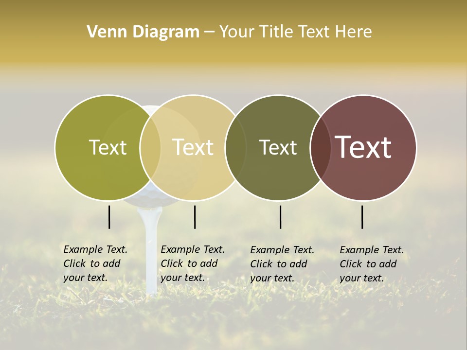 Goal Detail Fairway PowerPoint Template