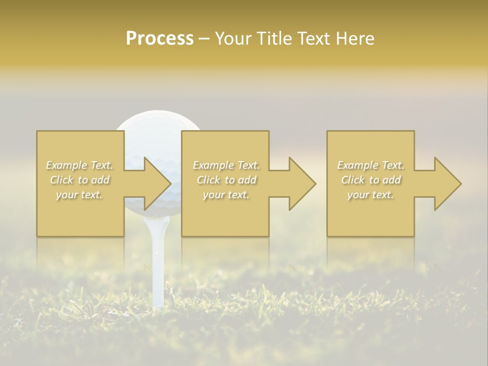 Goal Detail Fairway PowerPoint Template