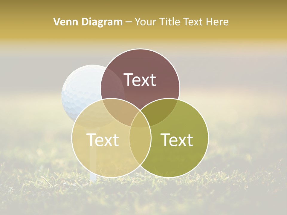 Goal Detail Fairway PowerPoint Template