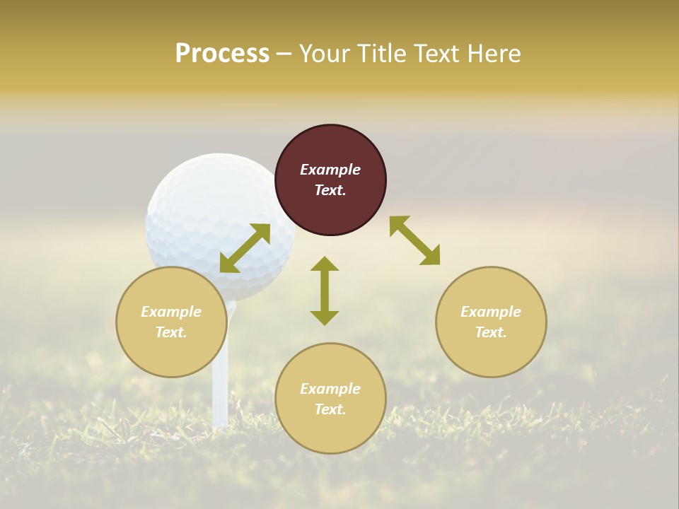 Goal Detail Fairway PowerPoint Template