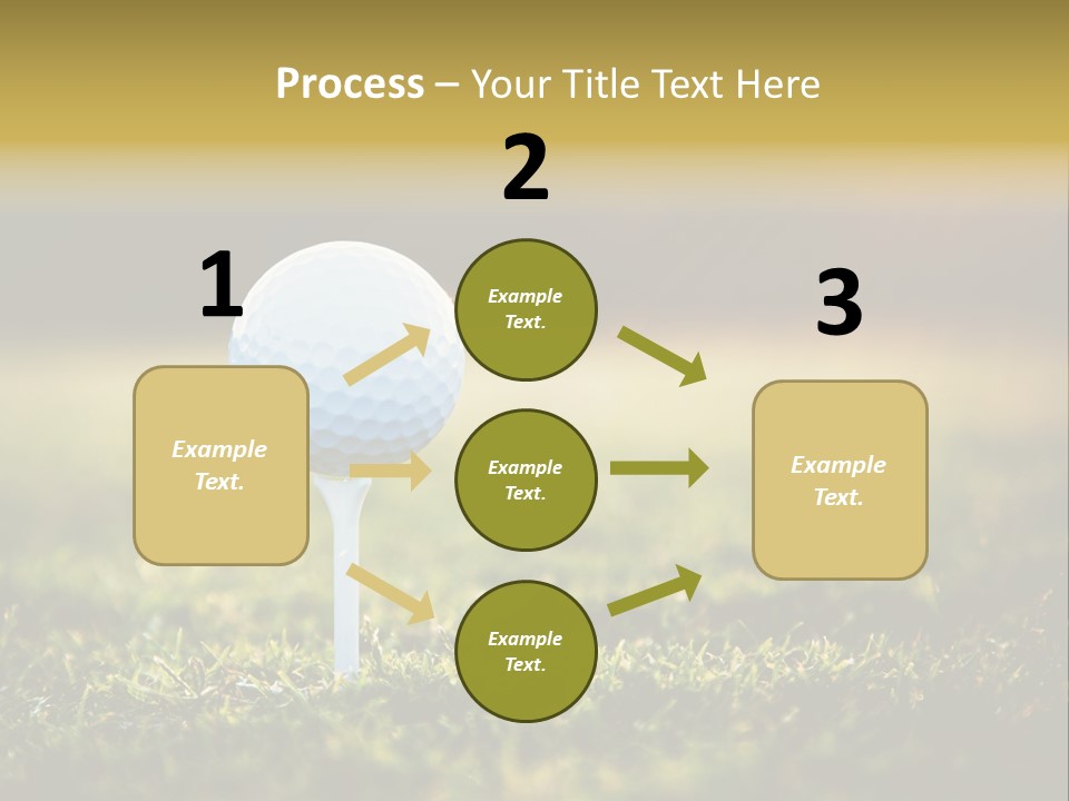 Goal Detail Fairway PowerPoint Template