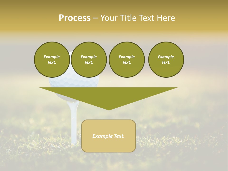 Goal Detail Fairway PowerPoint Template