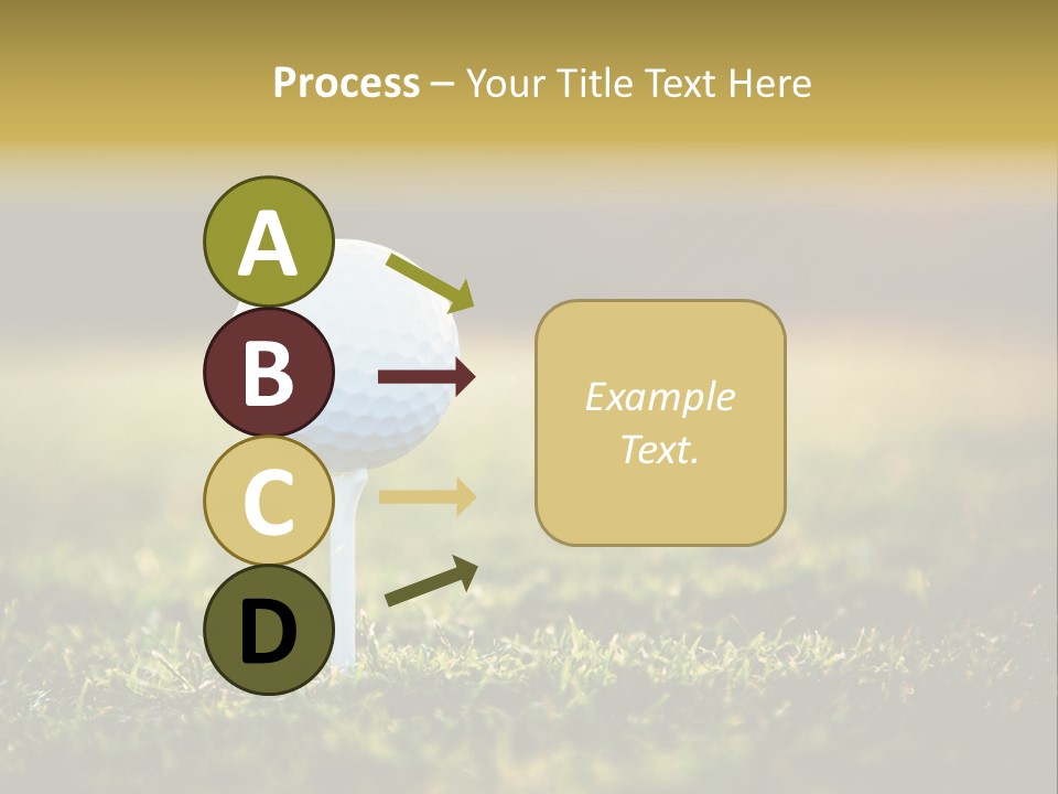 Goal Detail Fairway PowerPoint Template