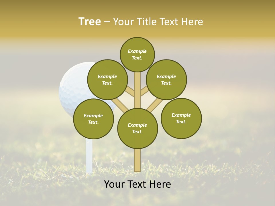 Goal Detail Fairway PowerPoint Template