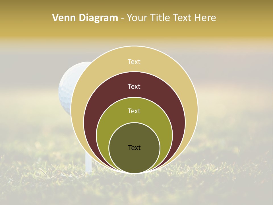 Goal Detail Fairway PowerPoint Template