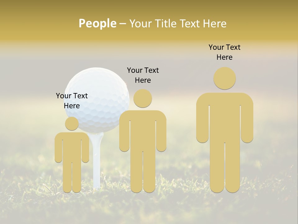 Goal Detail Fairway PowerPoint Template