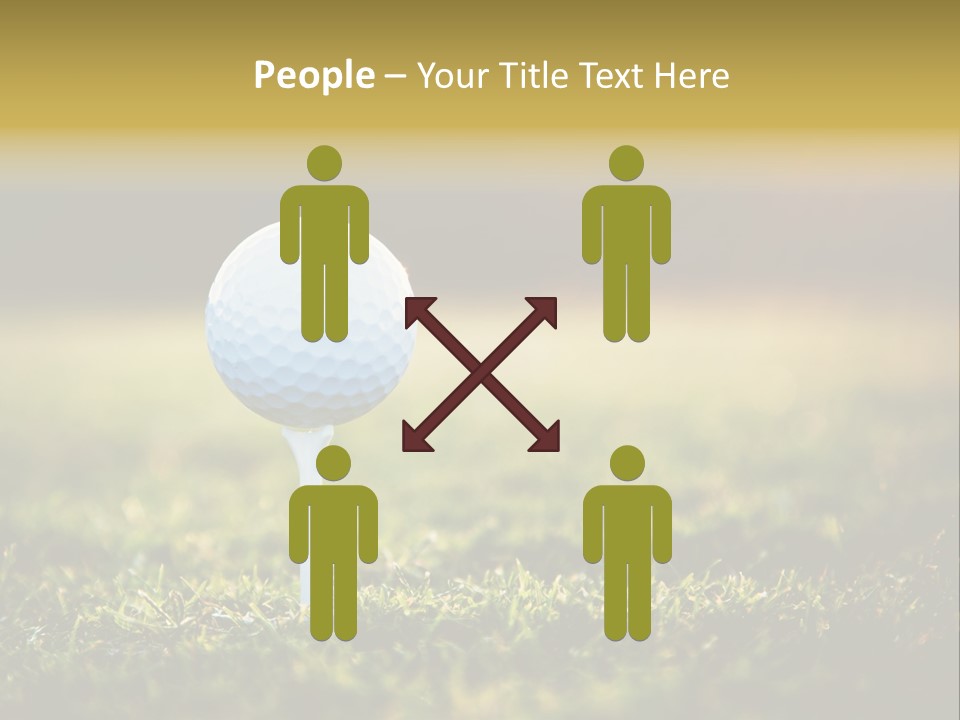 Goal Detail Fairway PowerPoint Template