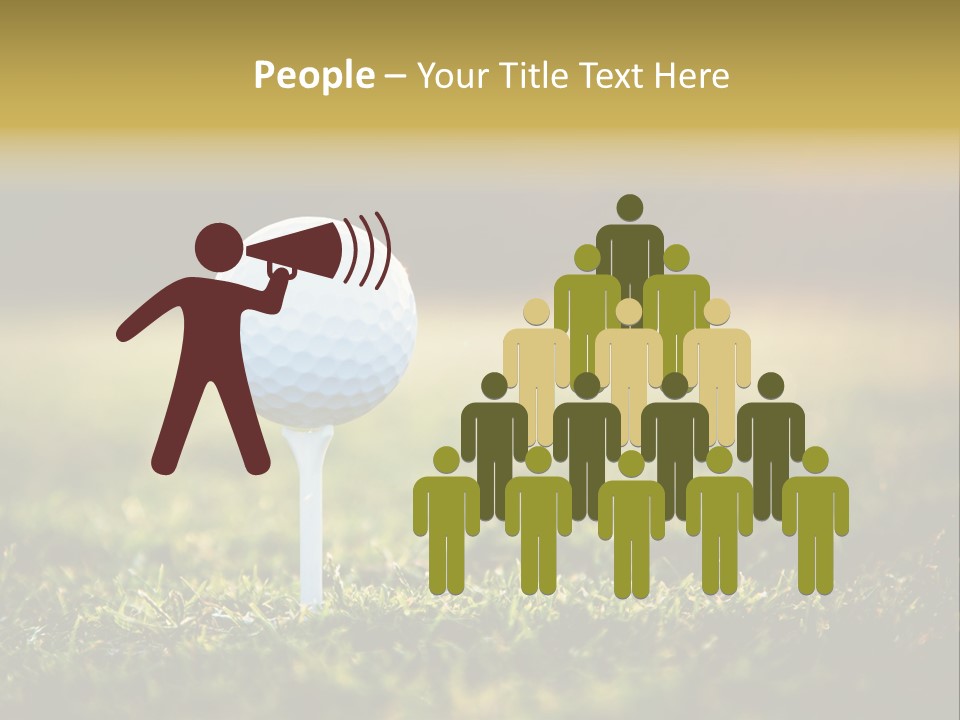 Goal Detail Fairway PowerPoint Template