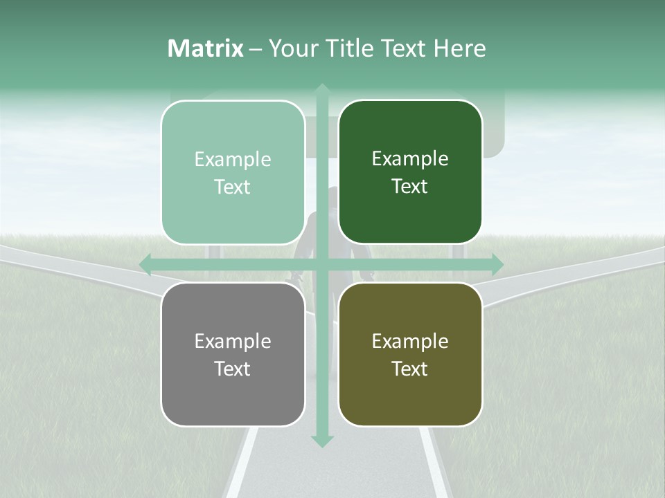 Employment Thoroughfare Horizon PowerPoint Template