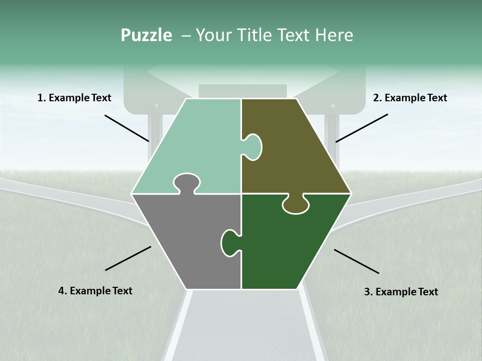 Employment Thoroughfare Horizon PowerPoint Template