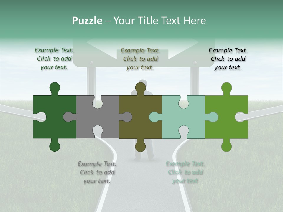 Employment Thoroughfare Horizon PowerPoint Template
