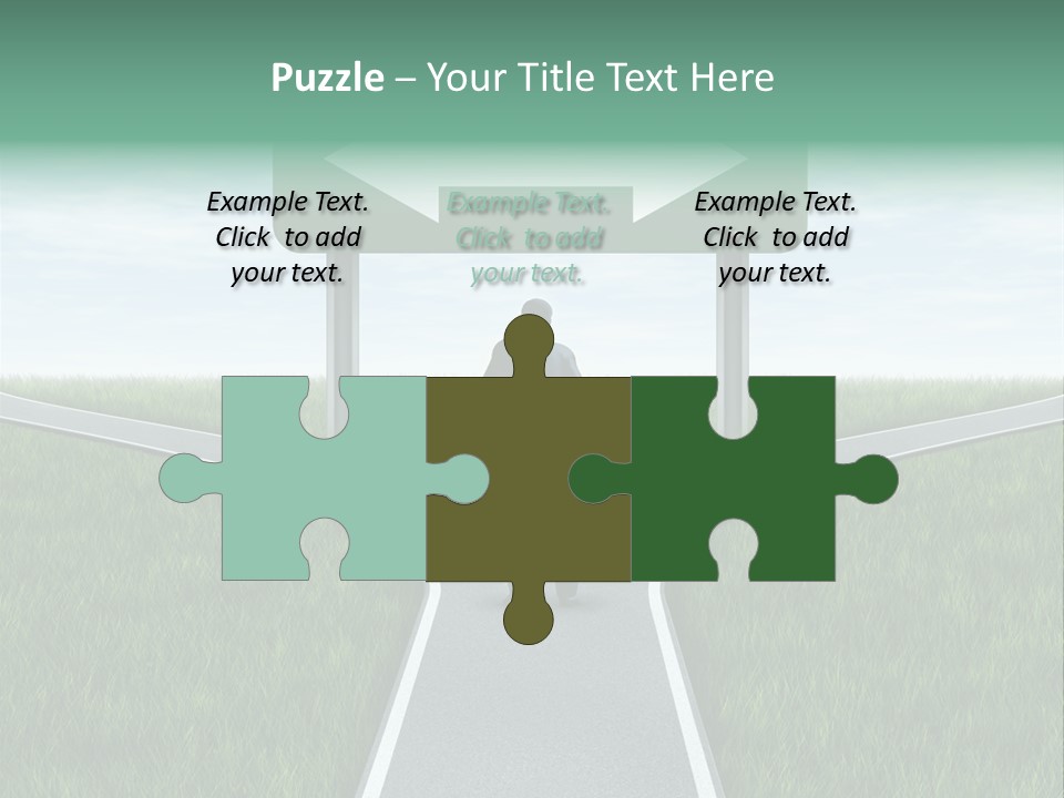 Employment Thoroughfare Horizon PowerPoint Template