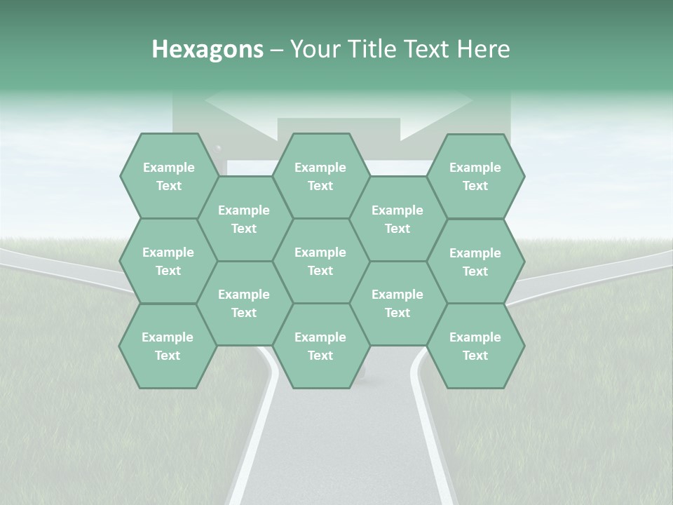 Employment Thoroughfare Horizon PowerPoint Template
