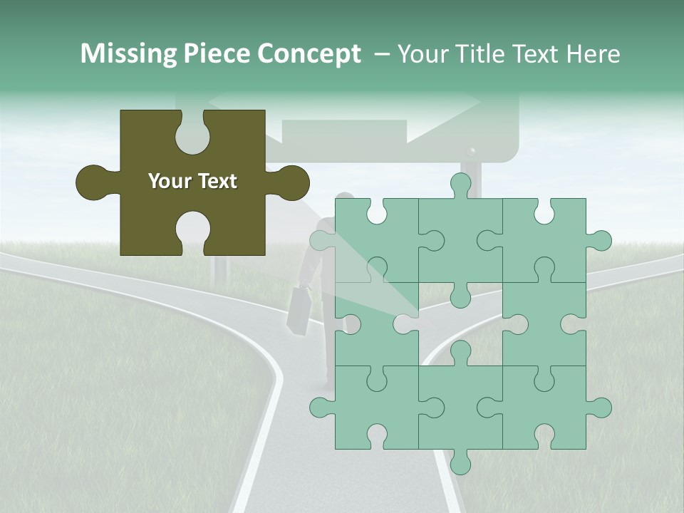 Employment Thoroughfare Horizon PowerPoint Template