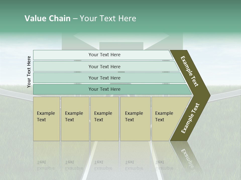 Employment Thoroughfare Horizon PowerPoint Template