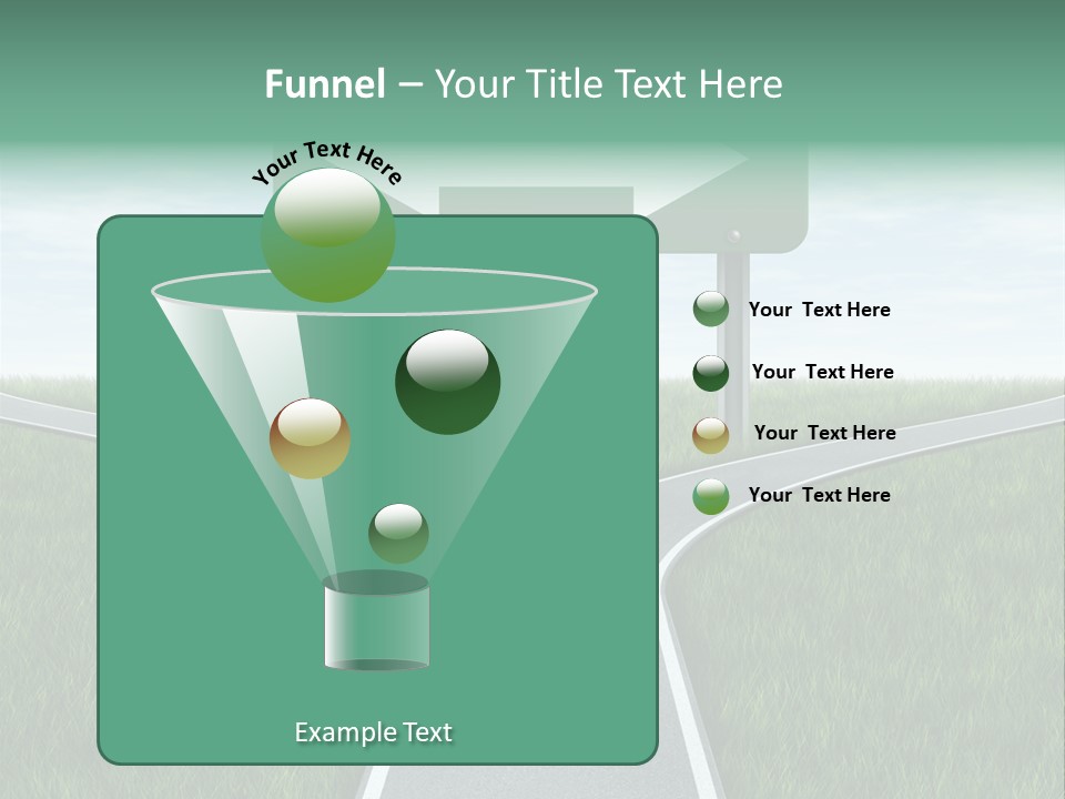 Employment Thoroughfare Horizon PowerPoint Template