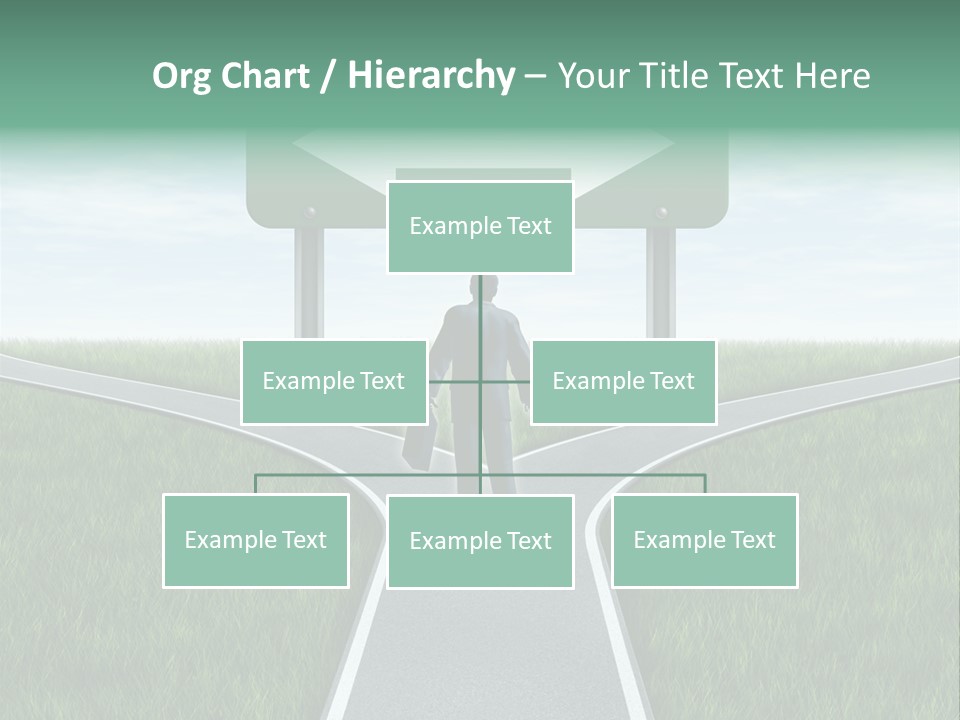 Employment Thoroughfare Horizon PowerPoint Template