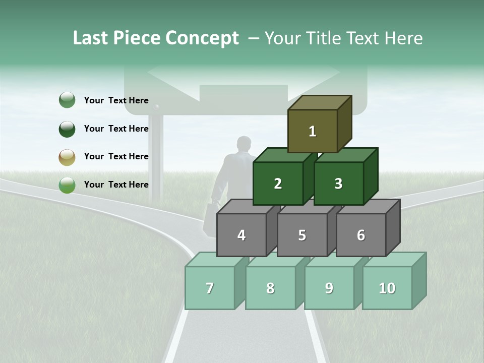 Employment Thoroughfare Horizon PowerPoint Template