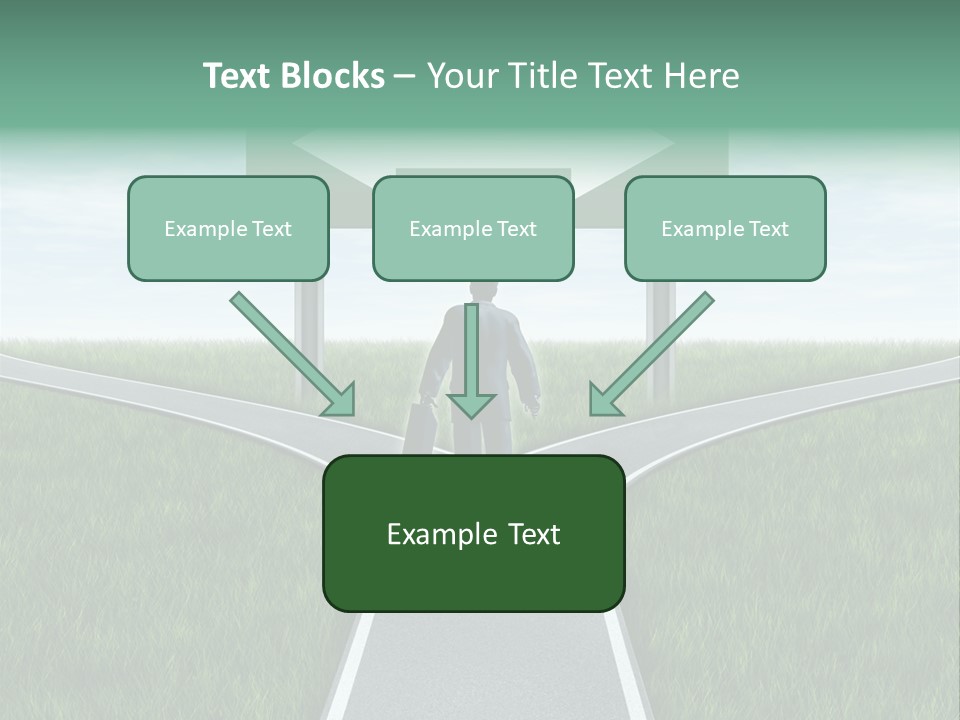 Employment Thoroughfare Horizon PowerPoint Template