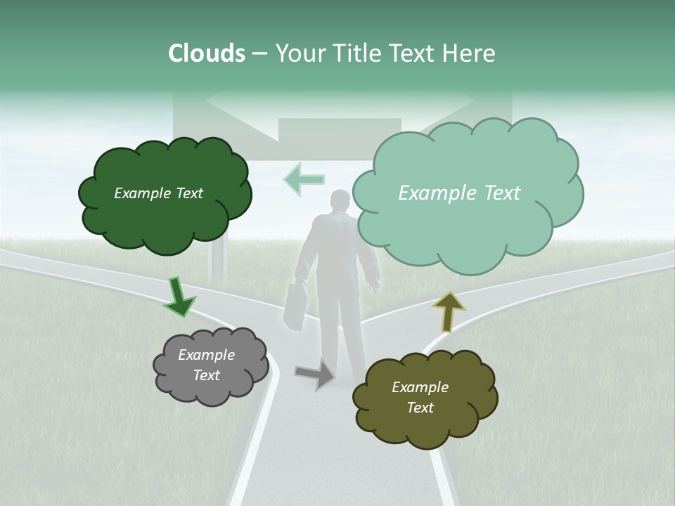 Employment Thoroughfare Horizon PowerPoint Template