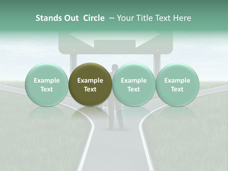 Employment Thoroughfare Horizon PowerPoint Template