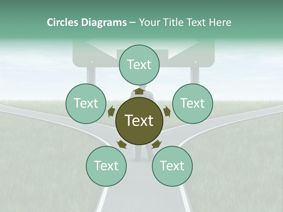 Employment Thoroughfare Horizon PowerPoint Template