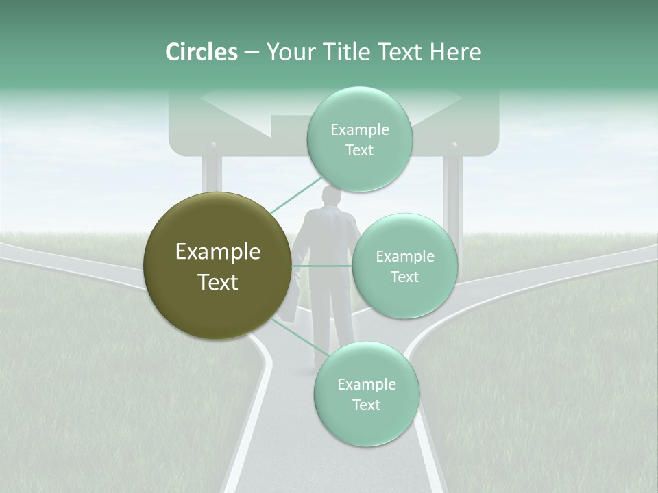 Employment Thoroughfare Horizon PowerPoint Template