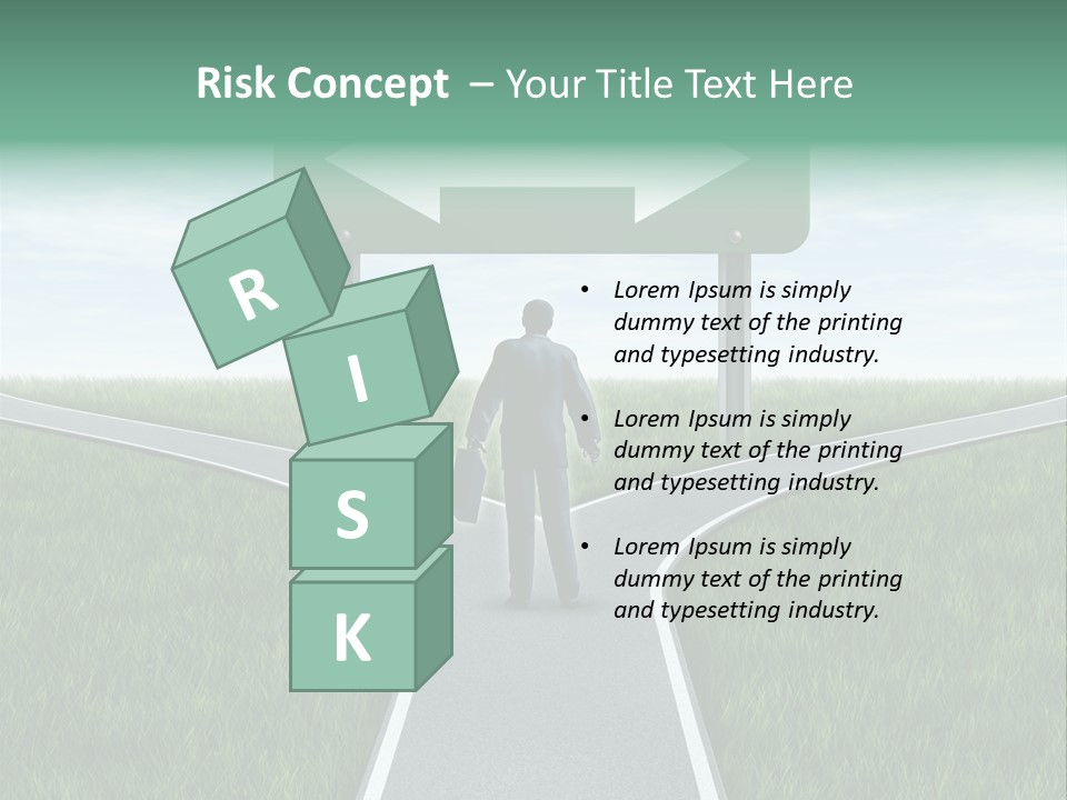 Employment Thoroughfare Horizon PowerPoint Template