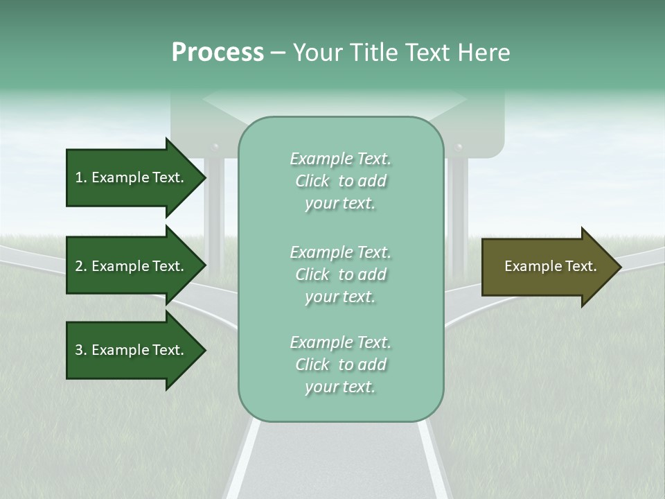 Employment Thoroughfare Horizon PowerPoint Template