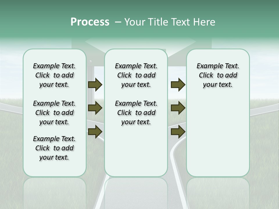 Employment Thoroughfare Horizon PowerPoint Template