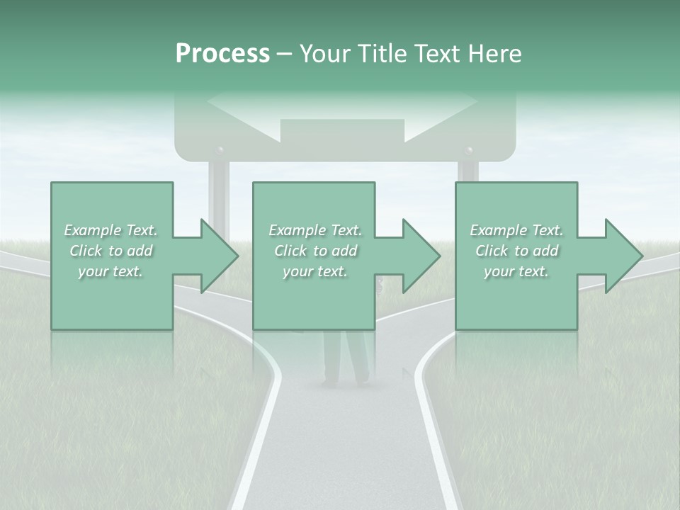 Employment Thoroughfare Horizon PowerPoint Template