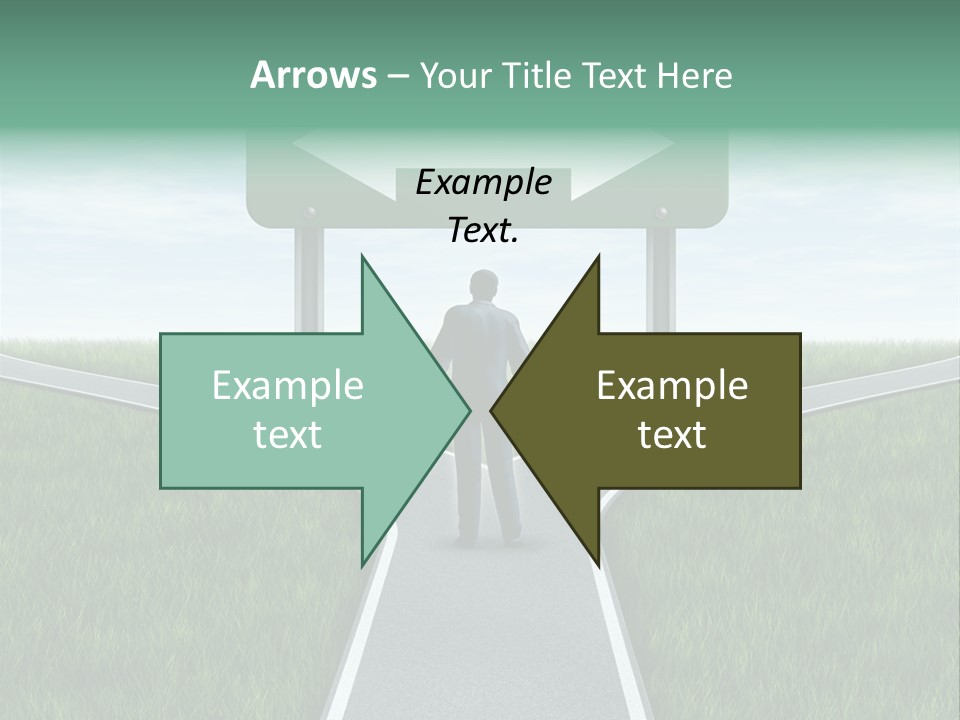 Employment Thoroughfare Horizon PowerPoint Template