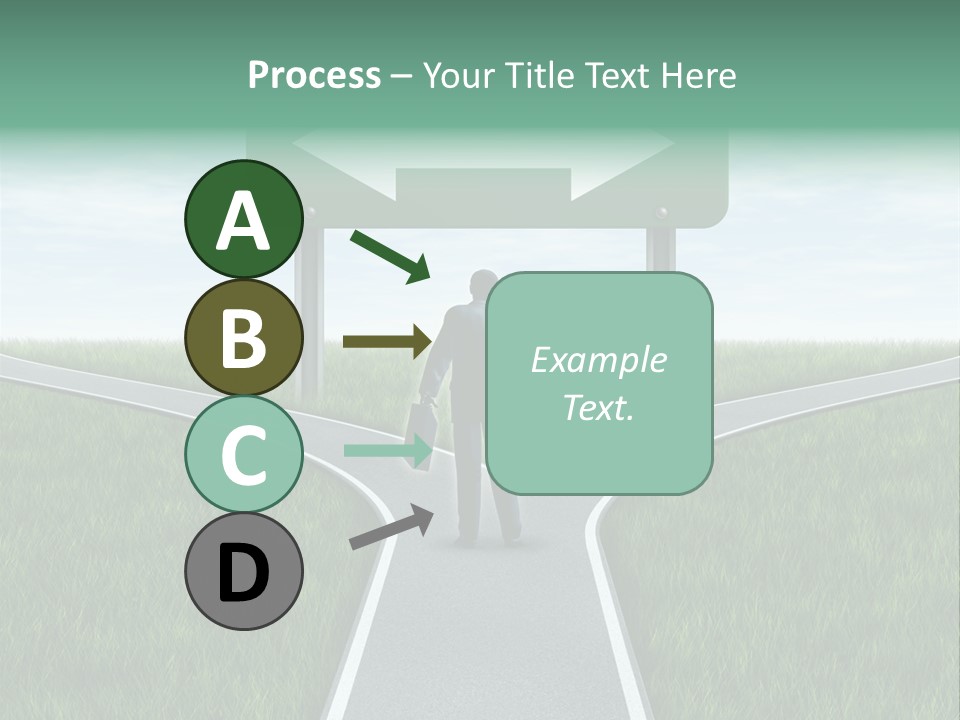 Employment Thoroughfare Horizon PowerPoint Template