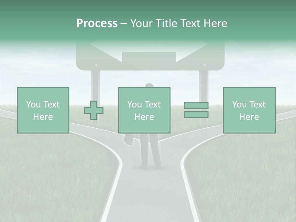 Employment Thoroughfare Horizon PowerPoint Template