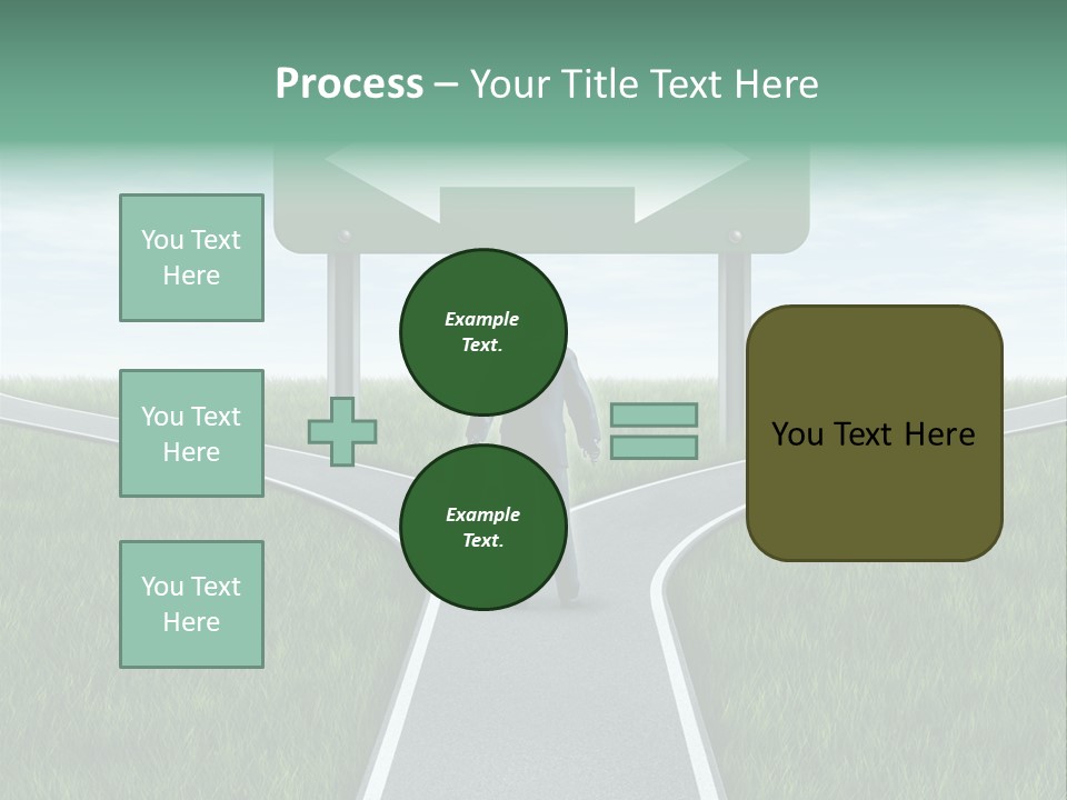 Employment Thoroughfare Horizon PowerPoint Template